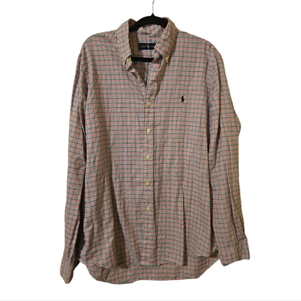RALPH LAUREN Plaid Button Down‎ Shirt - Size Large